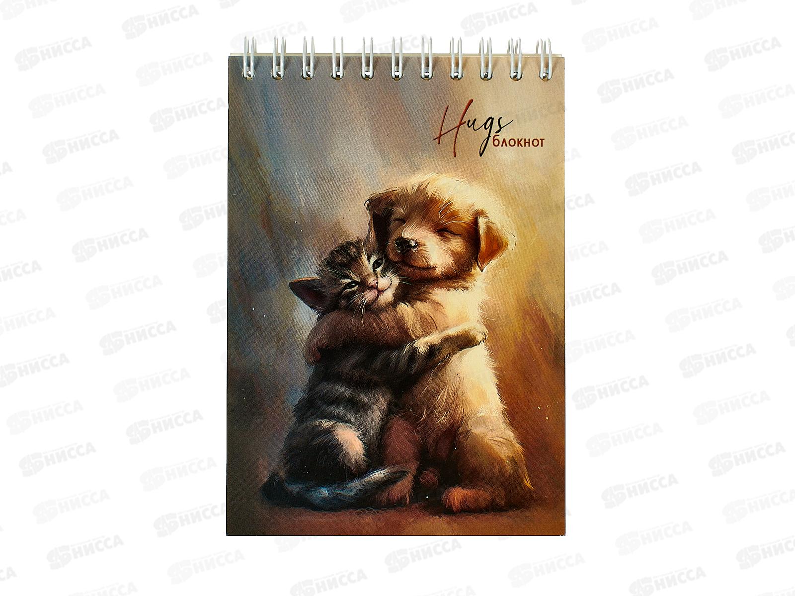 Блокнот 80л А6 Апплика, на греб., Пушистые друзья С4173-100 *80