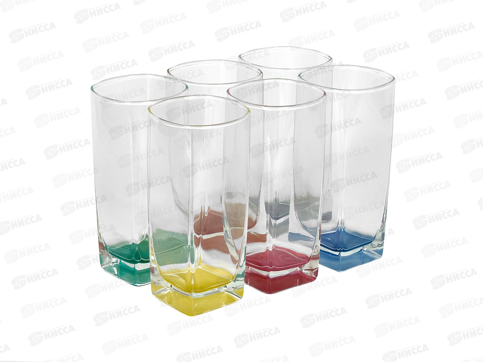 Набор стаканов STERLING RAINBOW 330мл высокие N0779