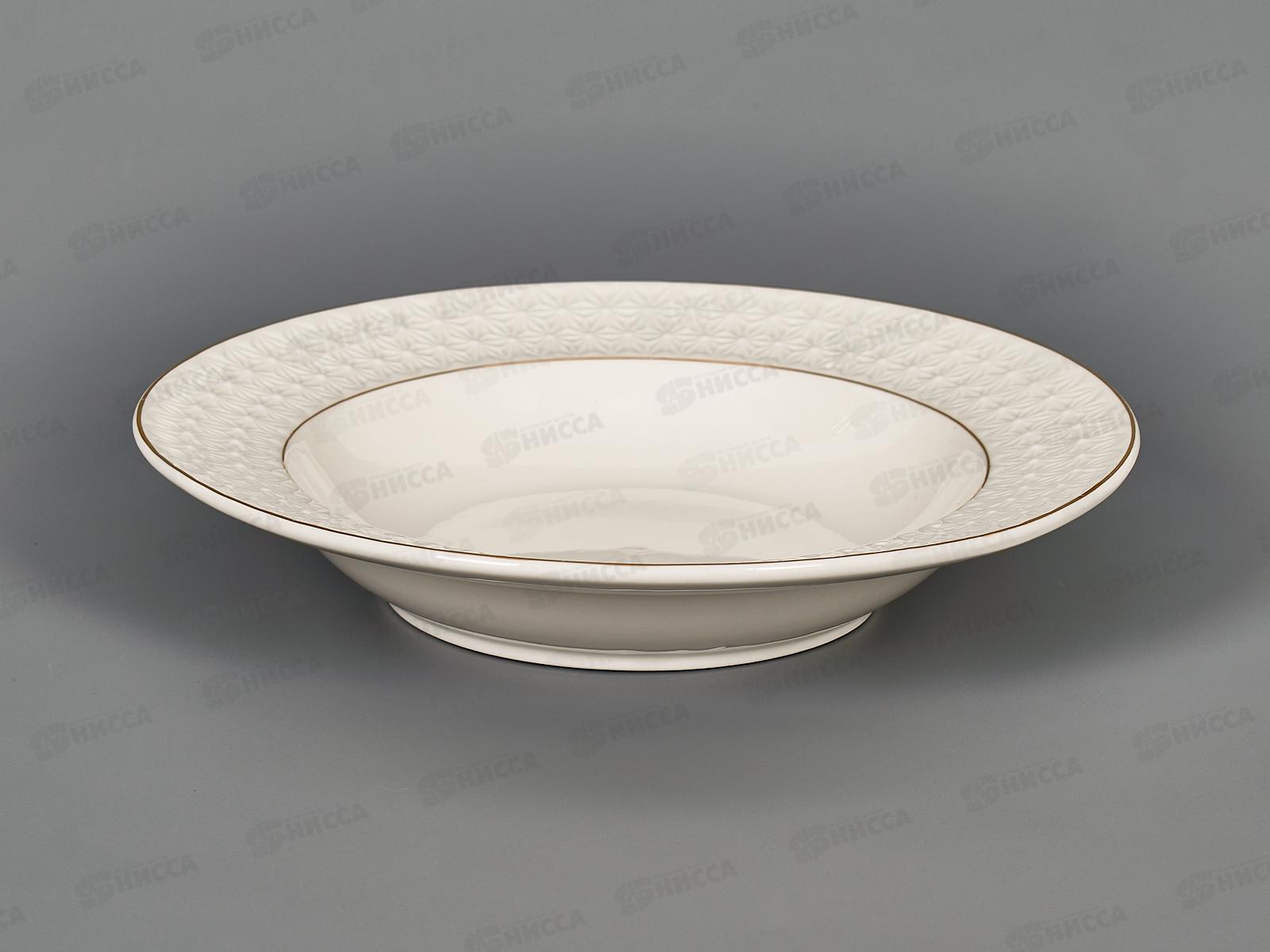 Тарелка суповая CS228922-А 22см 500мл Снеж. королева квадр 749232 *36