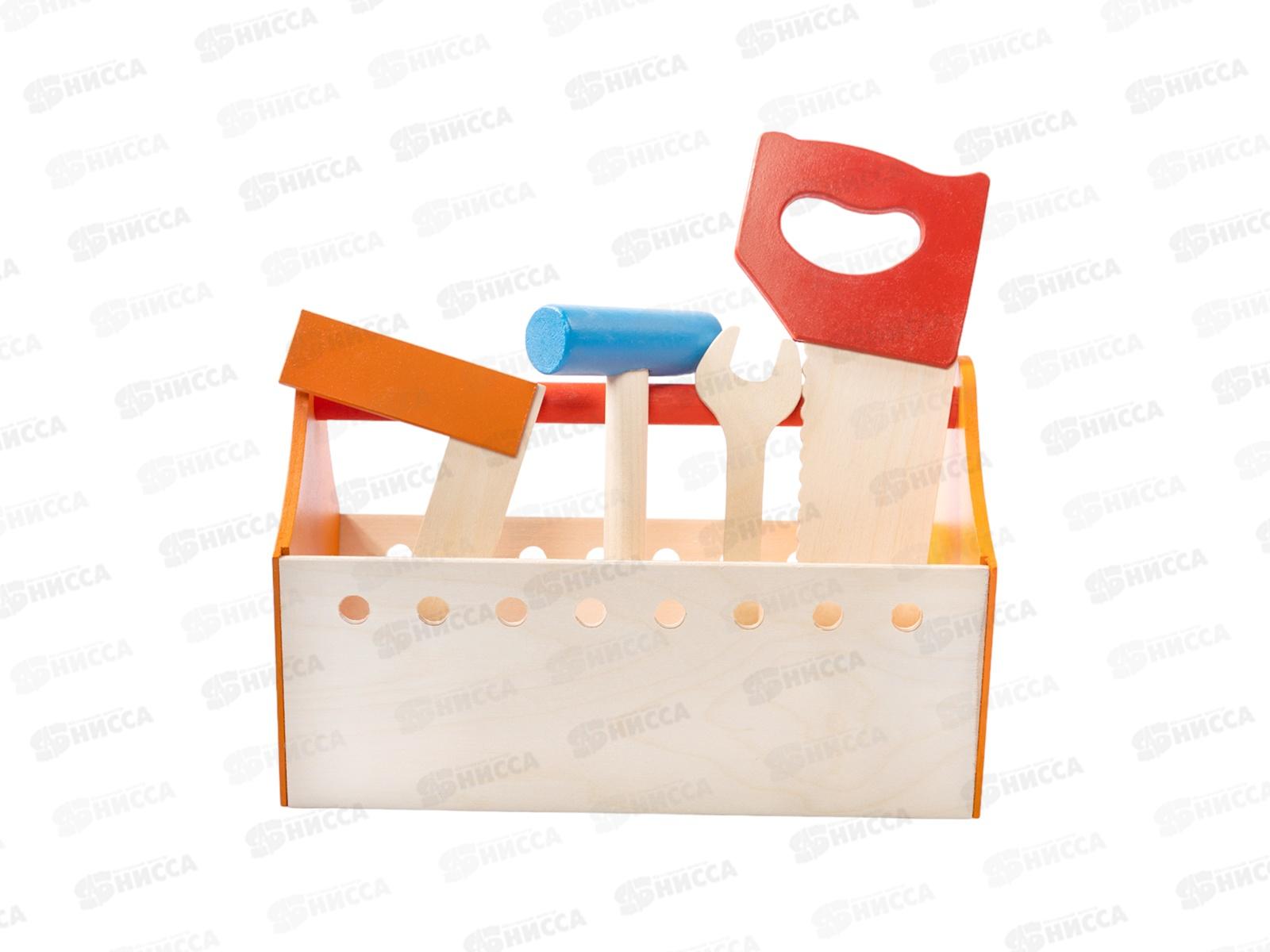 Набор инструментов большой 04044 (молоток, пила, ключ, отвертка, уголок, болты, гайки, плашки)