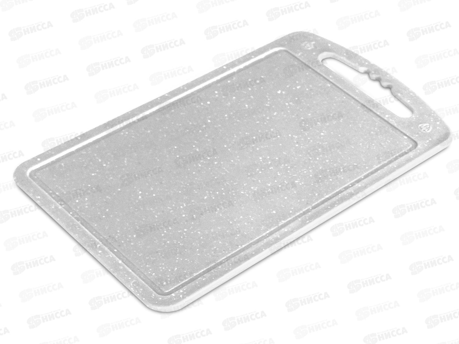 Доска разделочная 20x32см "Стронг" белый камень С960БК