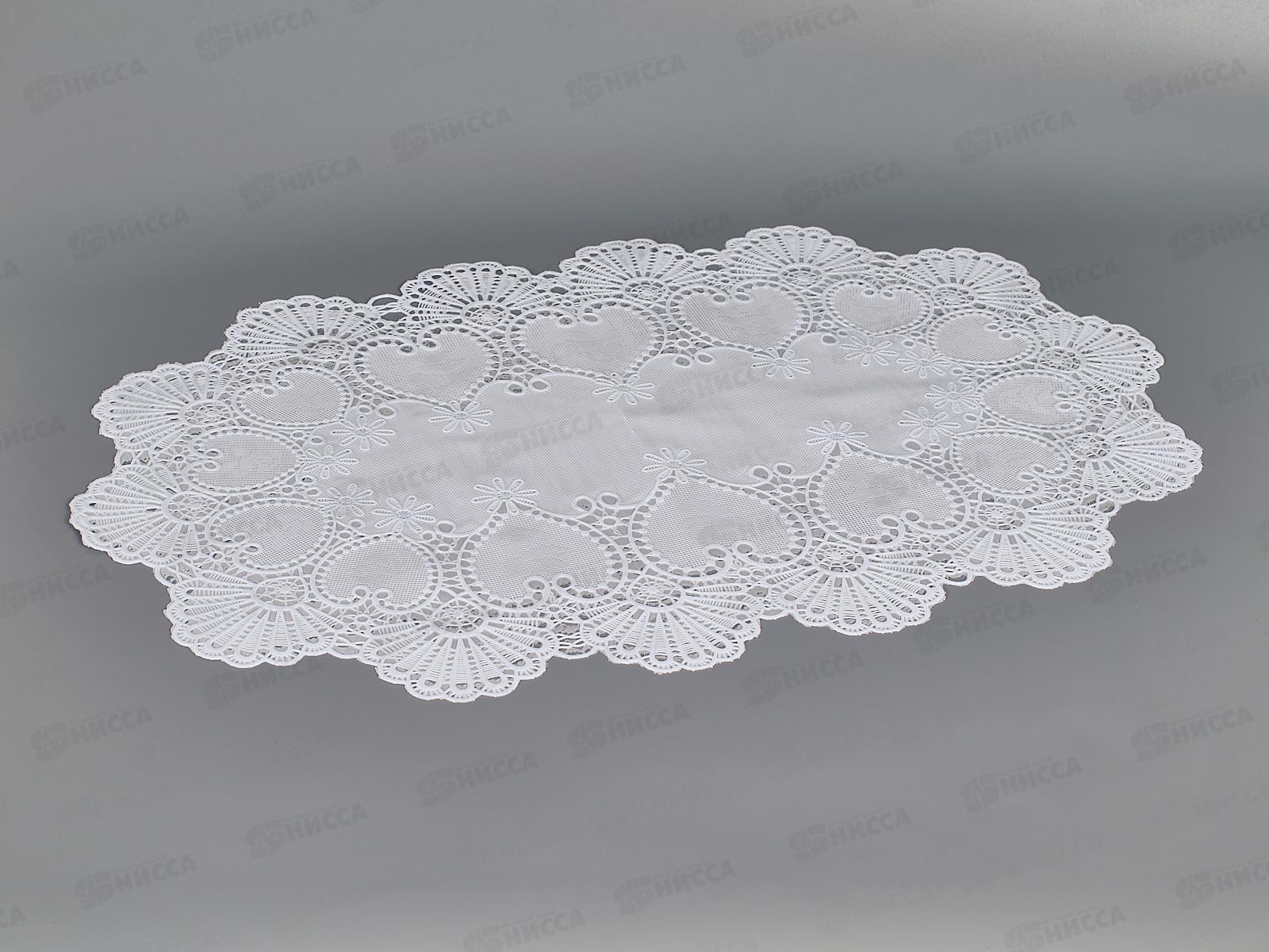 Салфетка ажурная GRACE Лейс 30*46 LO-0916U овал 72757 *12