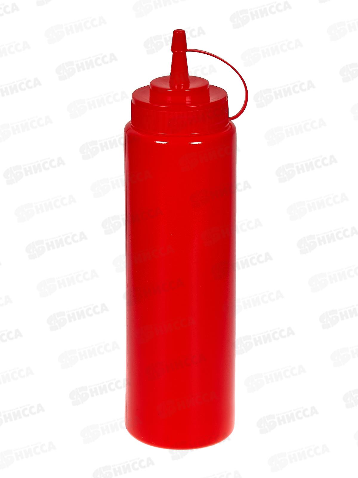 Емкость для соуса 690мл 25,5*6,5см Красный, AST-002-EC-04К