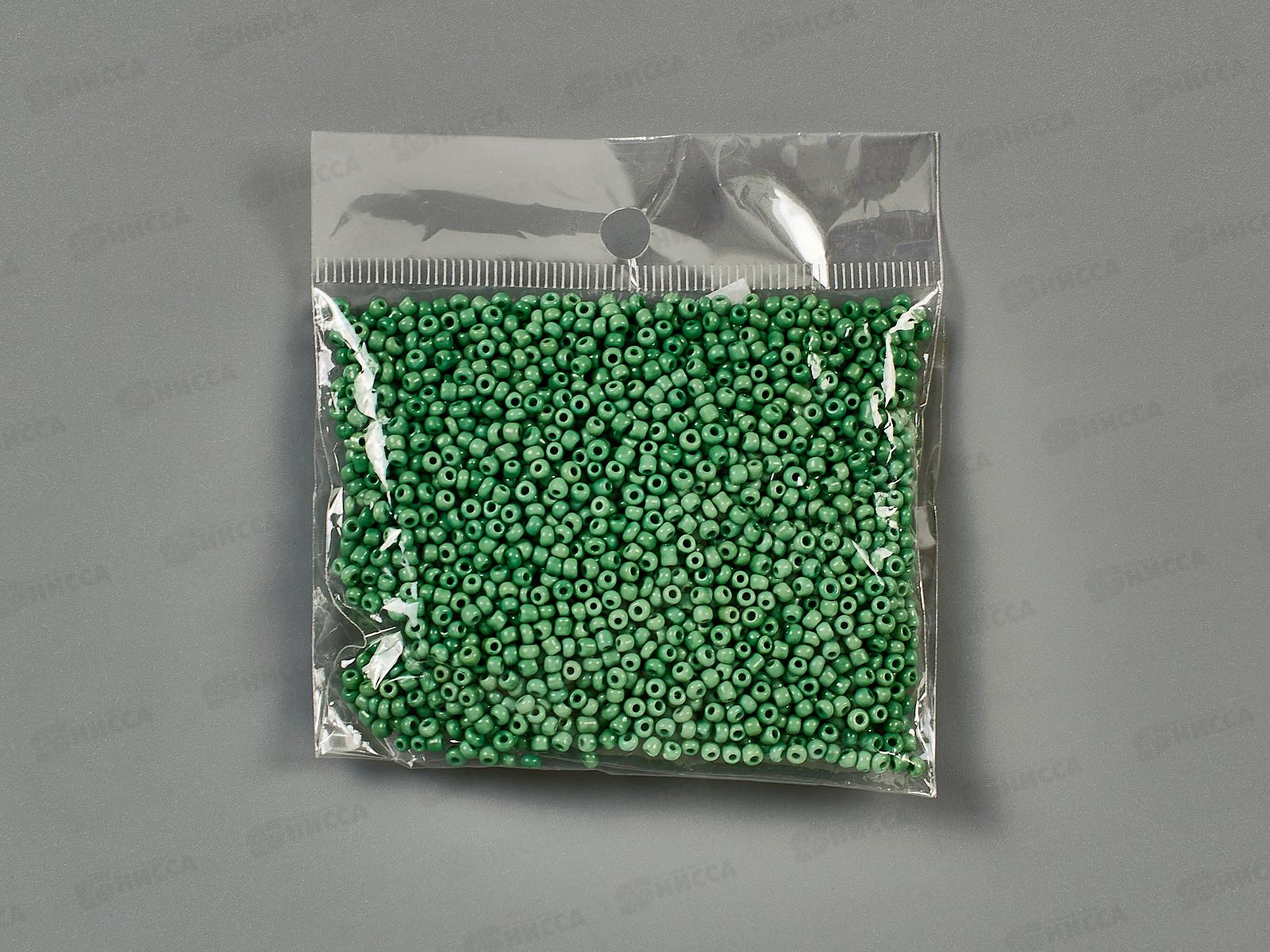 Бисер чешский круглый d-2мм 50г., прозр.зеленый  TZ-28090-17