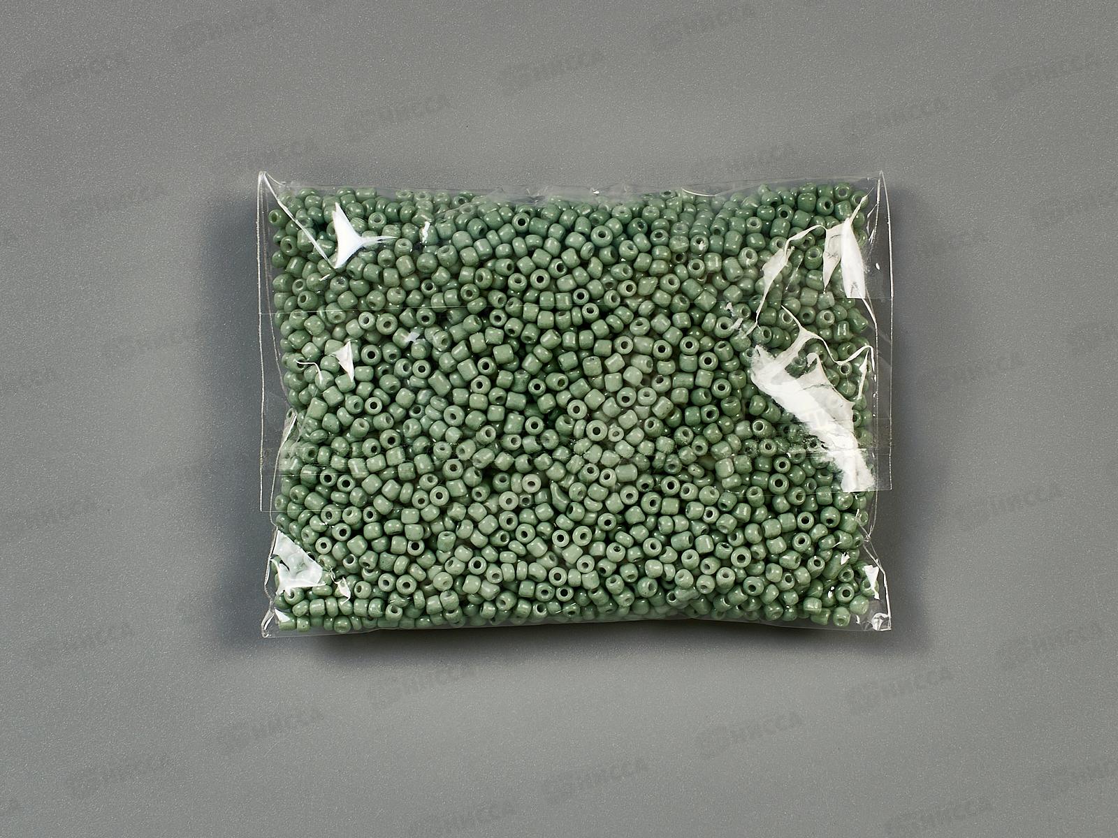 Бисер чешский круглый d-2мм 50г., прозр.нефрит  TZ-28090-18
