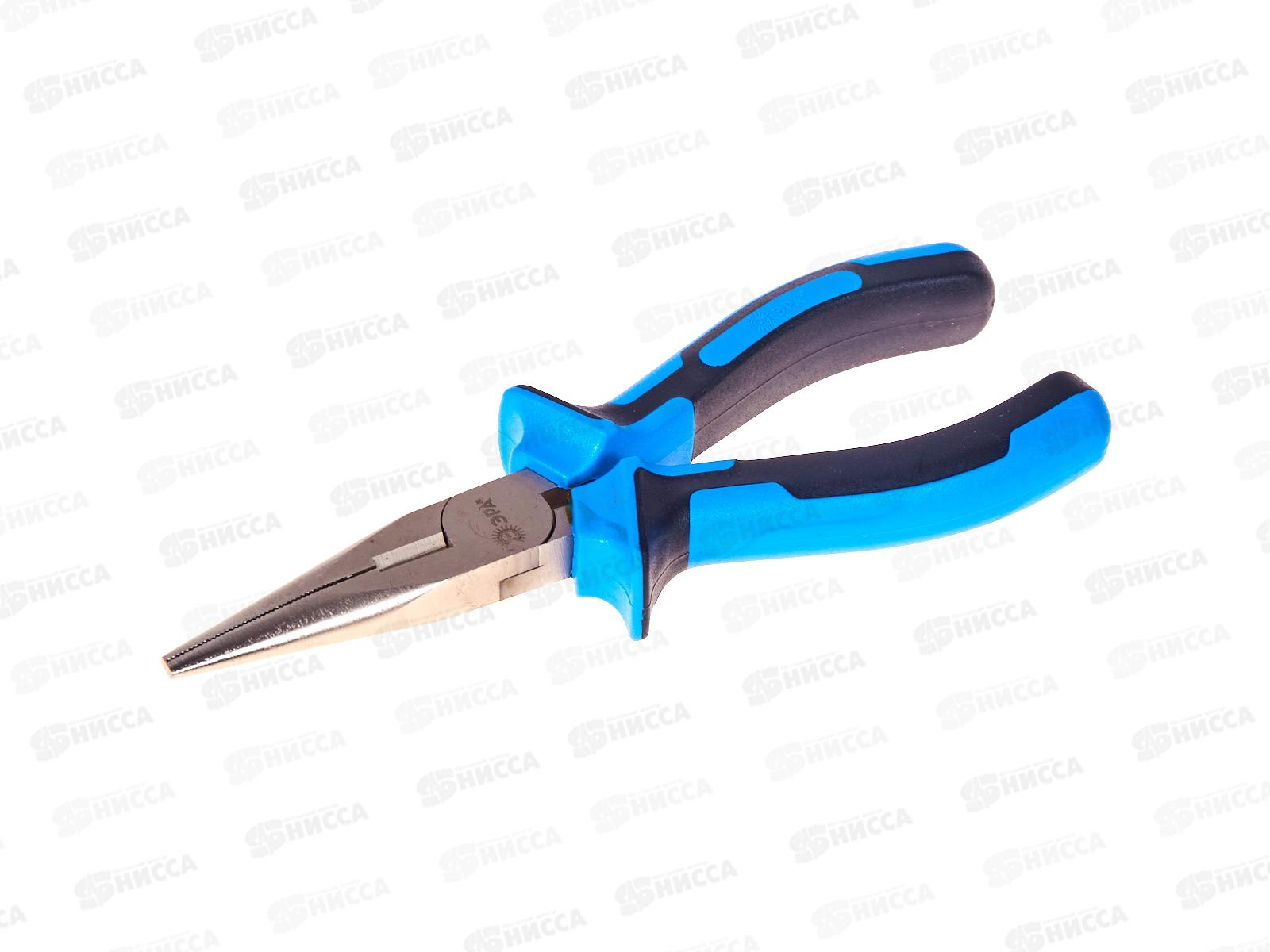 Тонкогубцы ЭРА 160мм с длинным носом двухкомпонентные рукоятки, T160