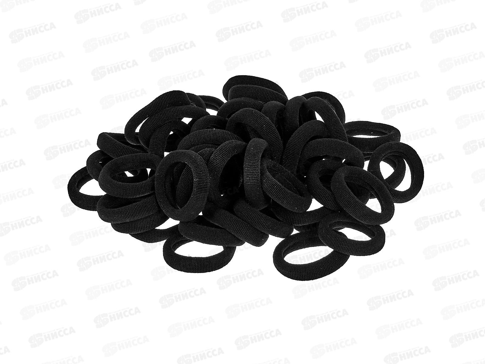 Резинка д/волос 3см черная №2567 (уп 50шт)