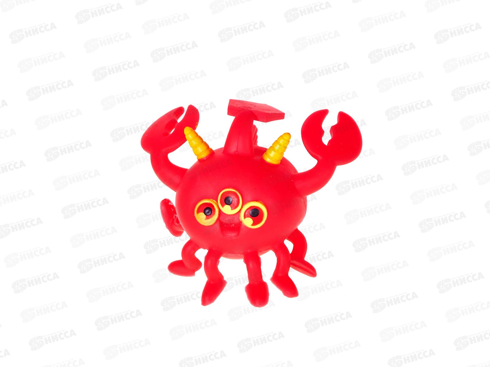 Антистресс-мялка "Монстрик" свет, батарейка AG10, 1002352 в коробке