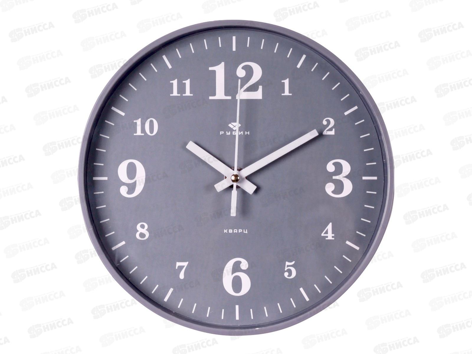 Часы &quot21 Век" 2019-007 круг. d-19.5 корпус сер., "Классика", Рубин