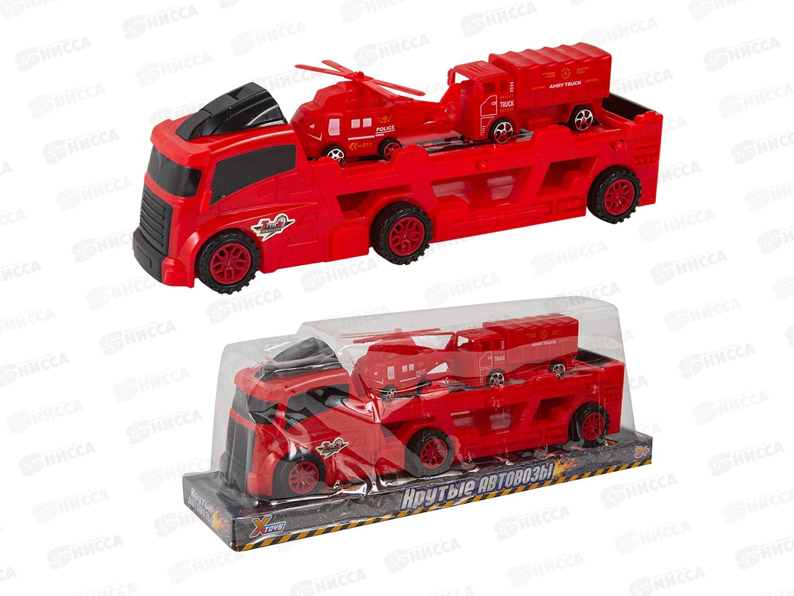 Грузовик со спецтехникой 1002897 "Автовозы. Крутые перевозчики"