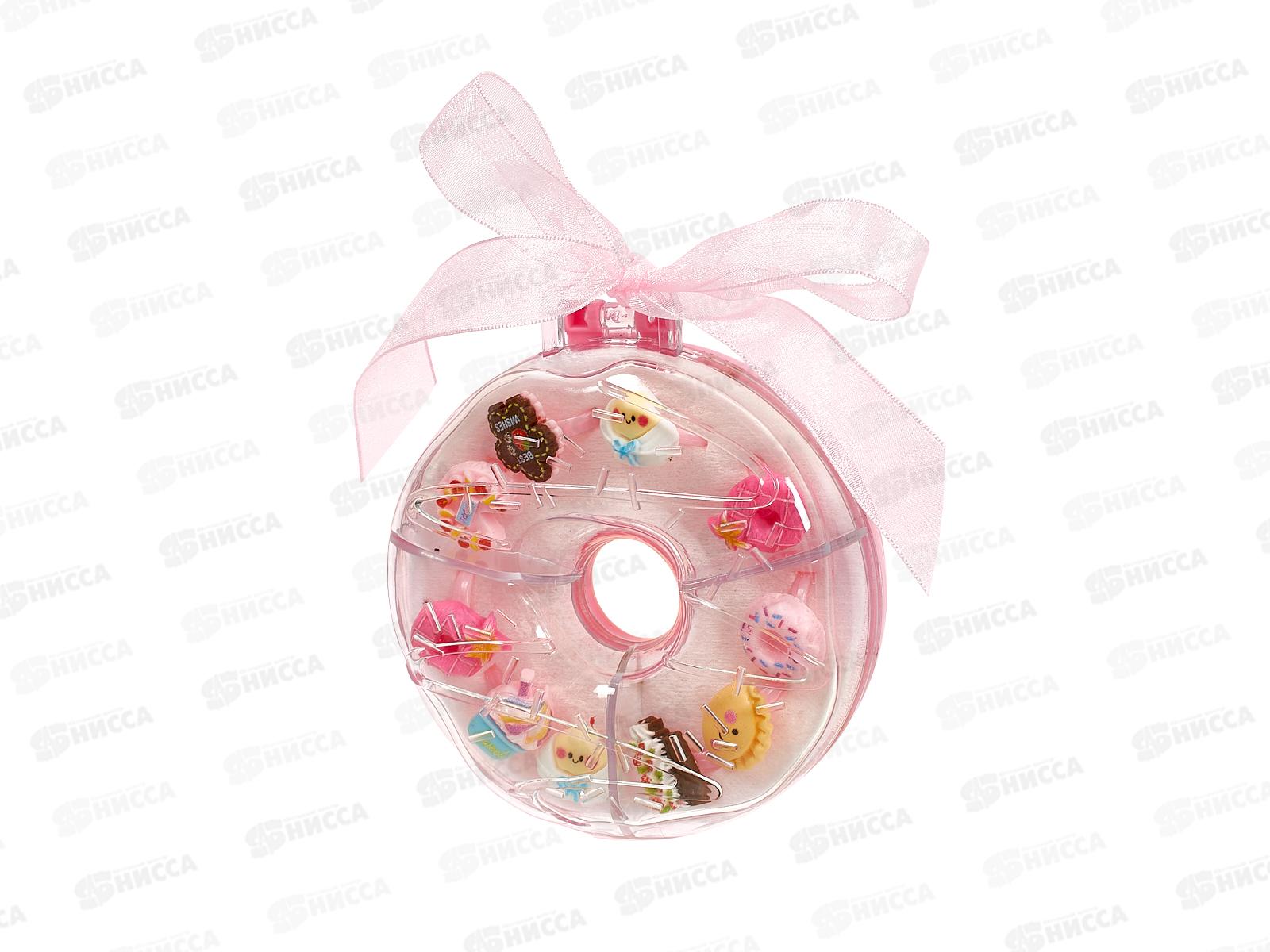 Кольцо детское &quotКрасивые фигурки&quot УК-1801 (микс 10шт в подарочной упаковке)