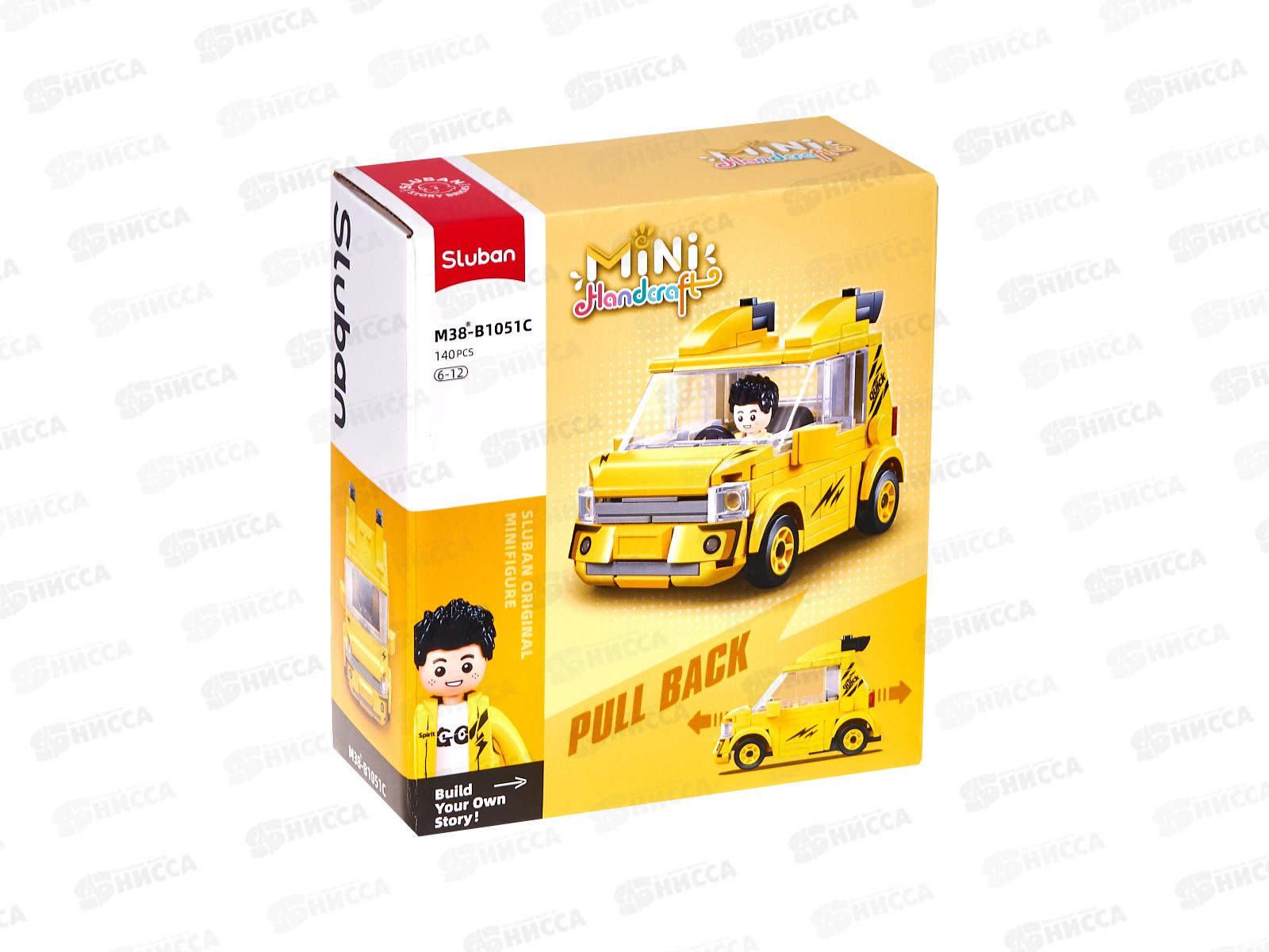 Конструктор М38-В1051С Машинка, 140 деталей, 1 фигура