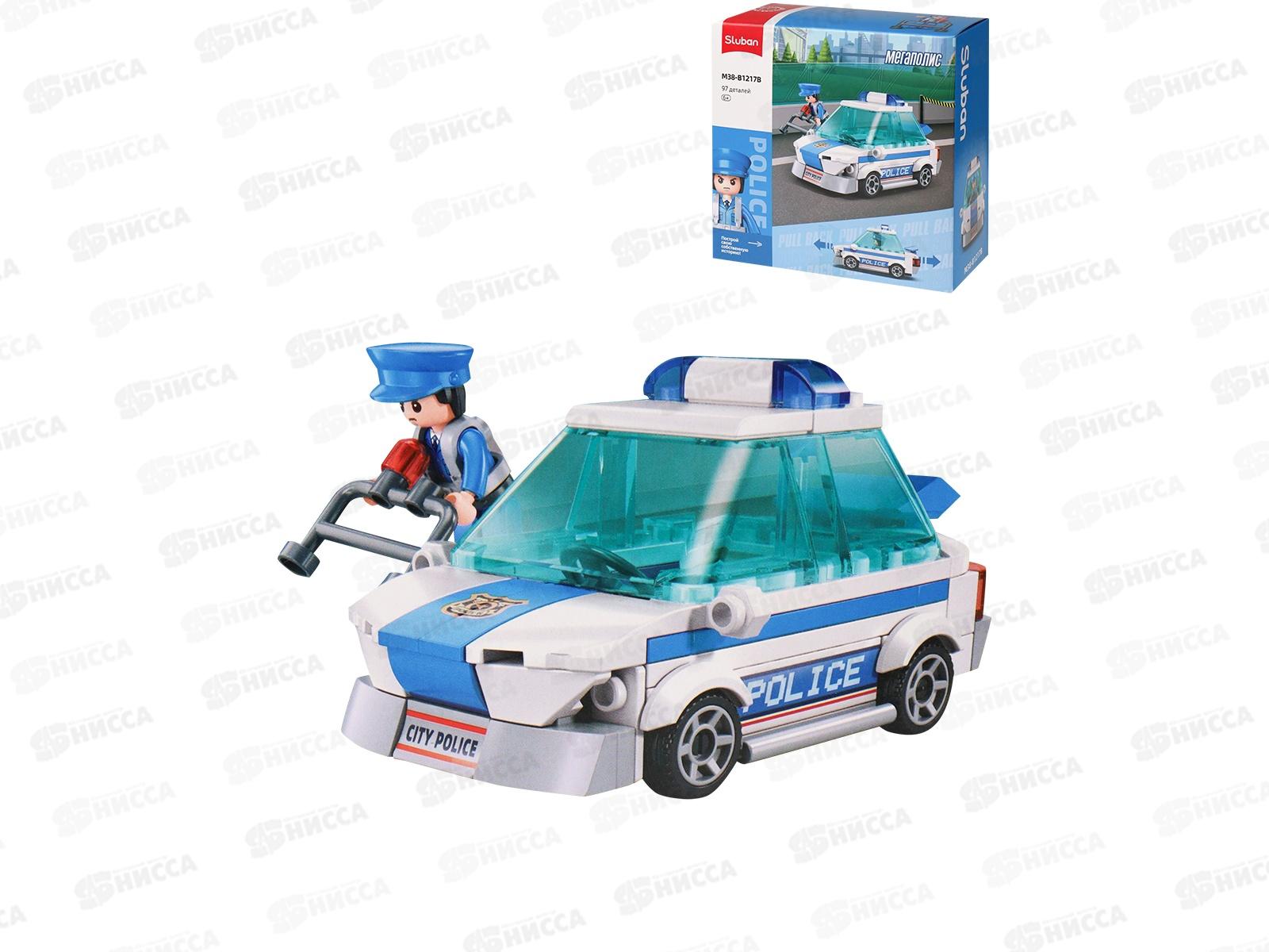 Конструктор М38-В1217А Полицейский транспорт, 113 деталей, 1 фигура