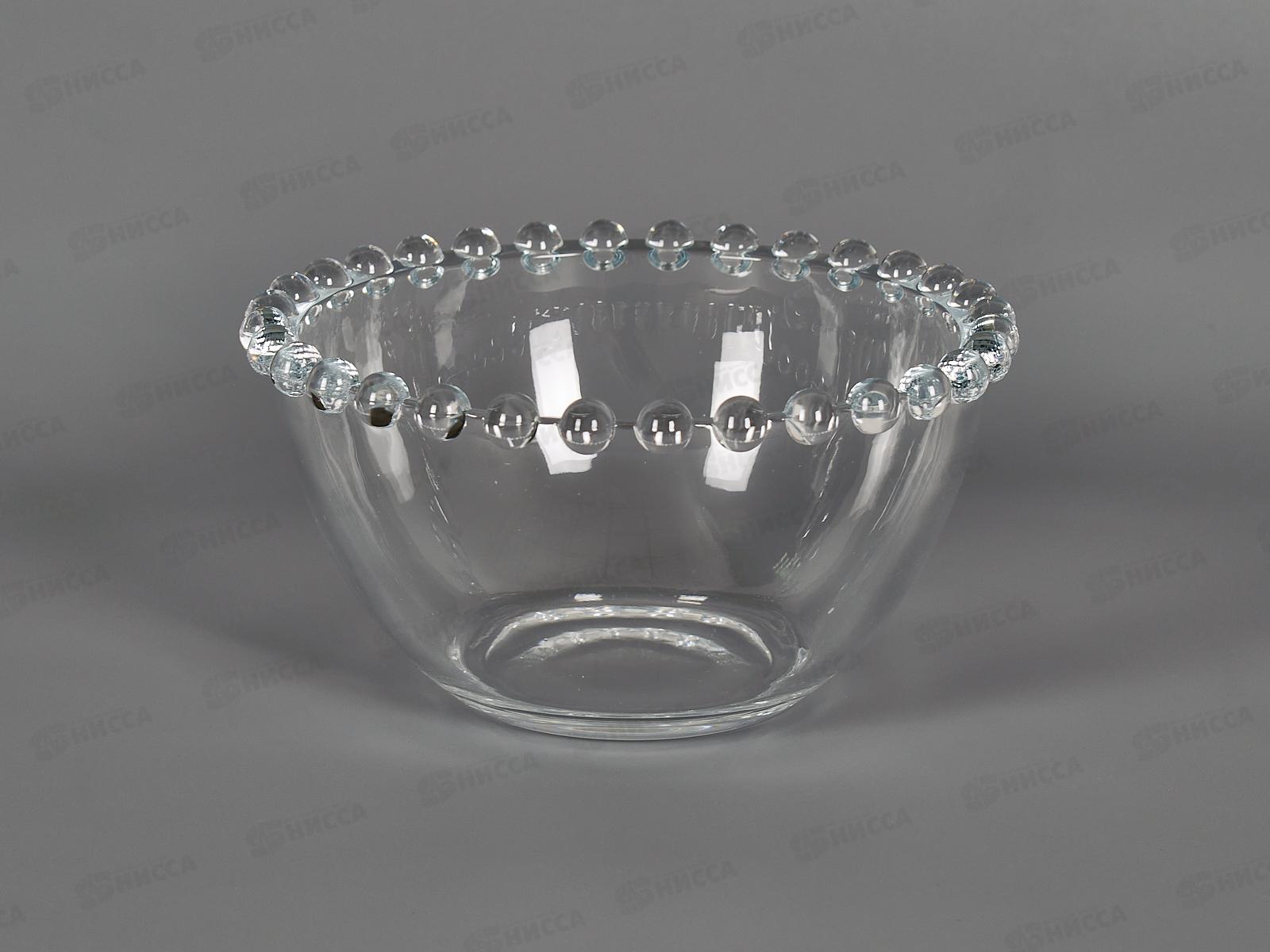 Салатник &quotGocciolina&quot d=14см v=600мл (стеклянный) 9950106  *36