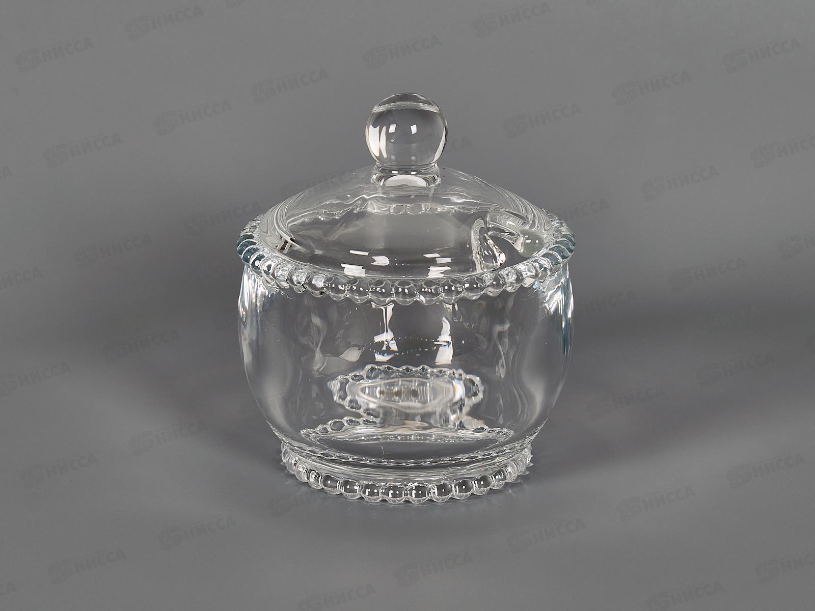 Сахарница &quotGocciolina&quot 9,5х11см v=300мл (стеклянная) 9950112  *24