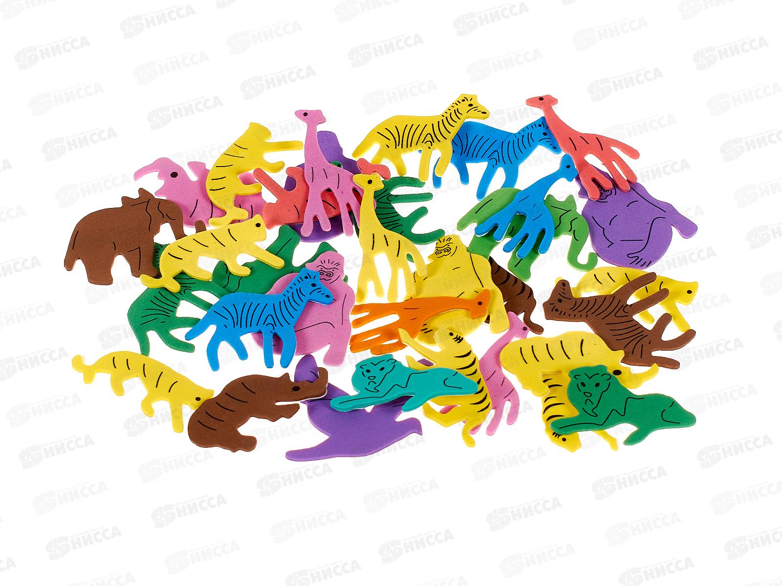 Заготовка д/декор.MAZARI животные,на клеевом слое,асс,М-20014