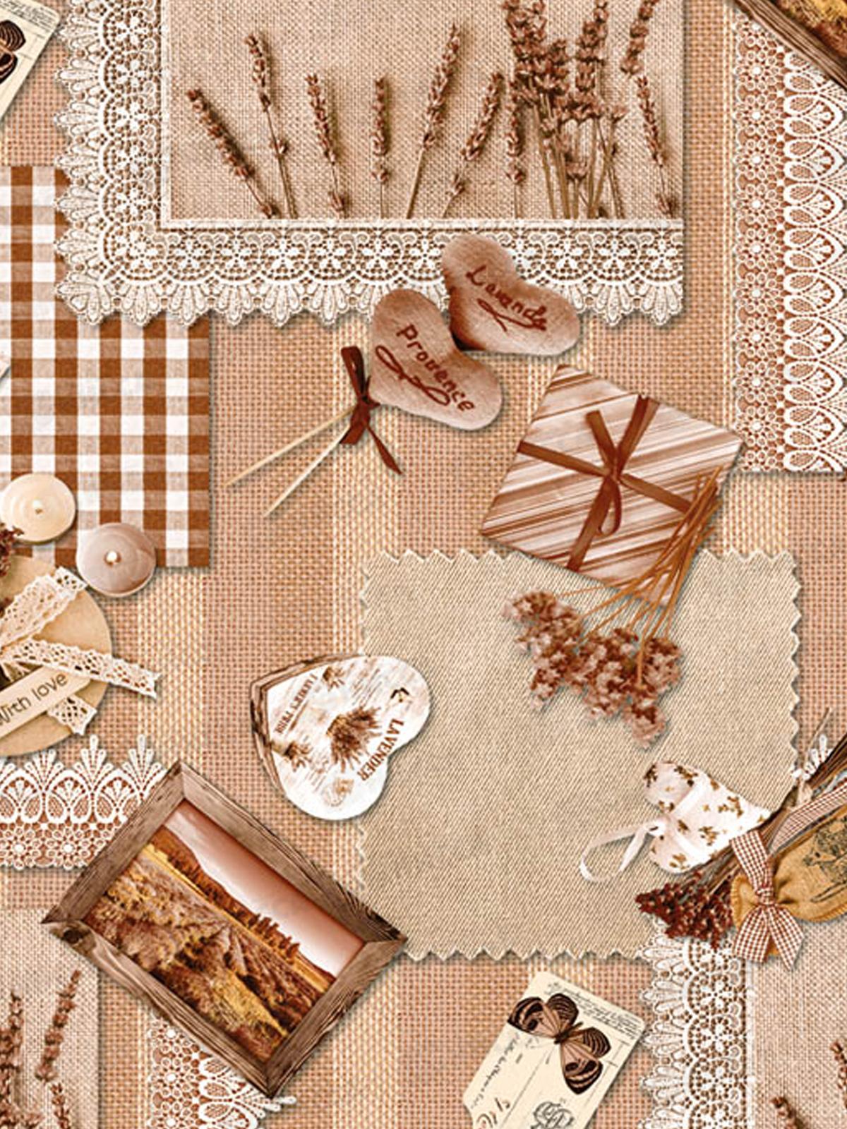 Клеенка на нетканой основе ДЕКОРАМА 1,4*20м 208В