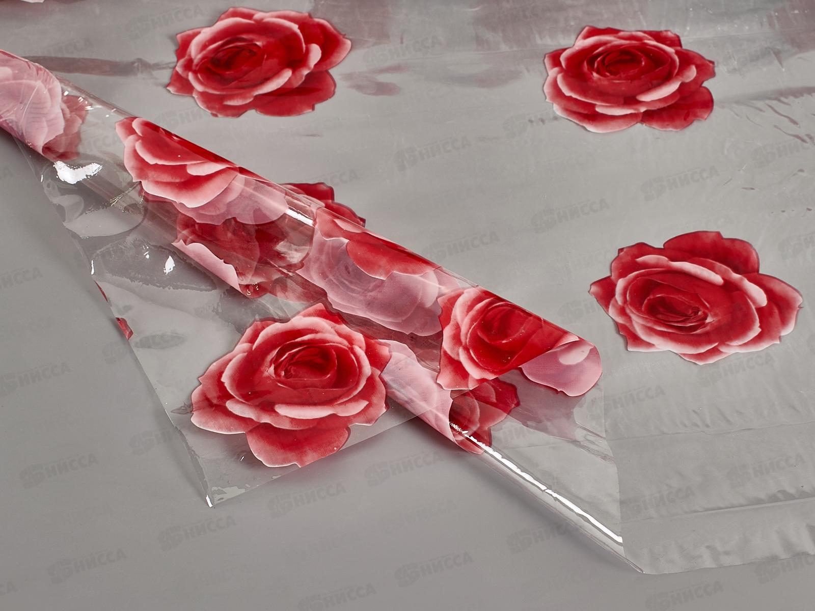 Клеенка прозрачная MIRAGE 094В 1,37м*010мм*25м с печатью