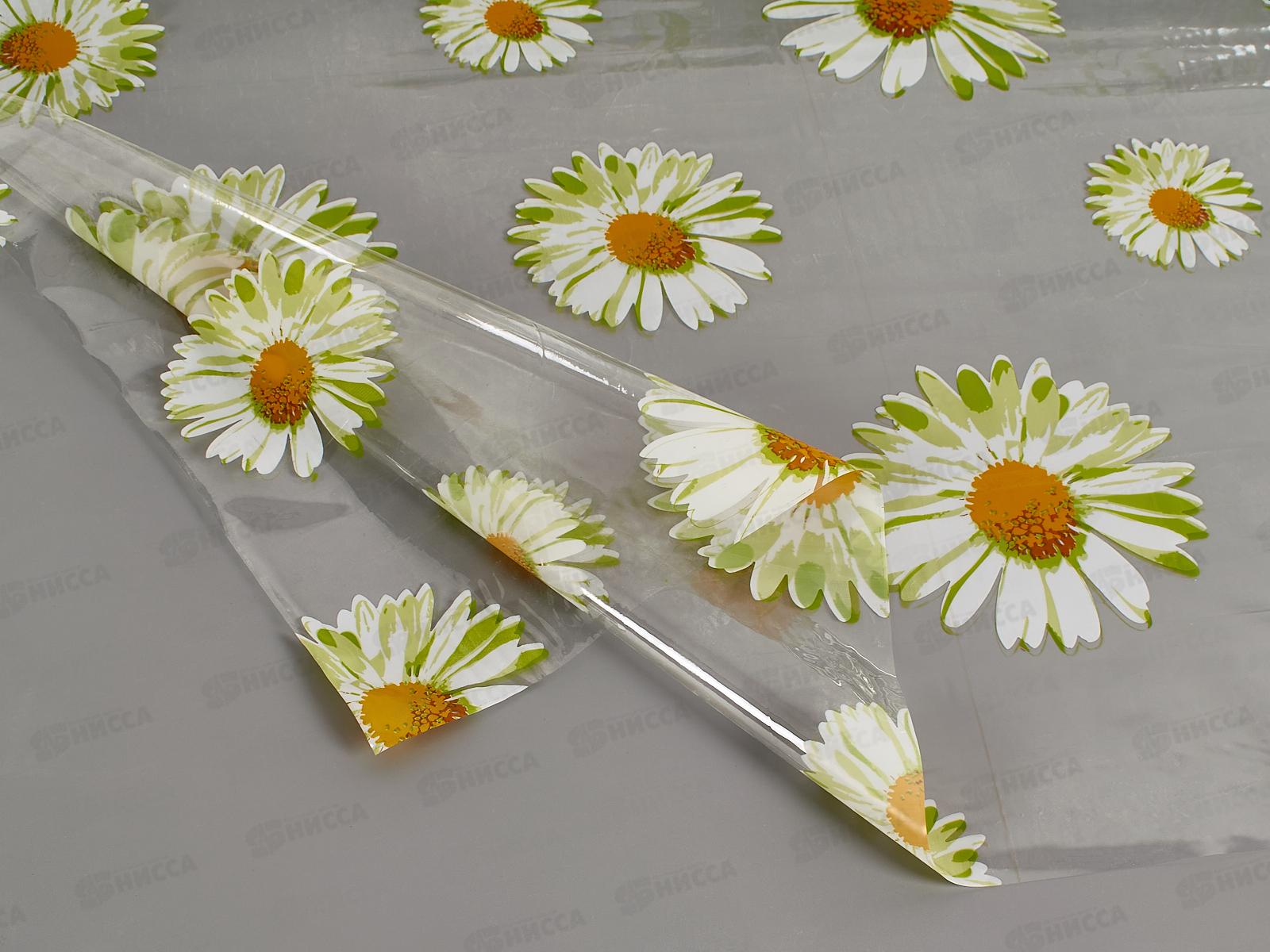 Клеенка прозрачная MIRAGE Н065В 1,37м*010мм*25м с печатью