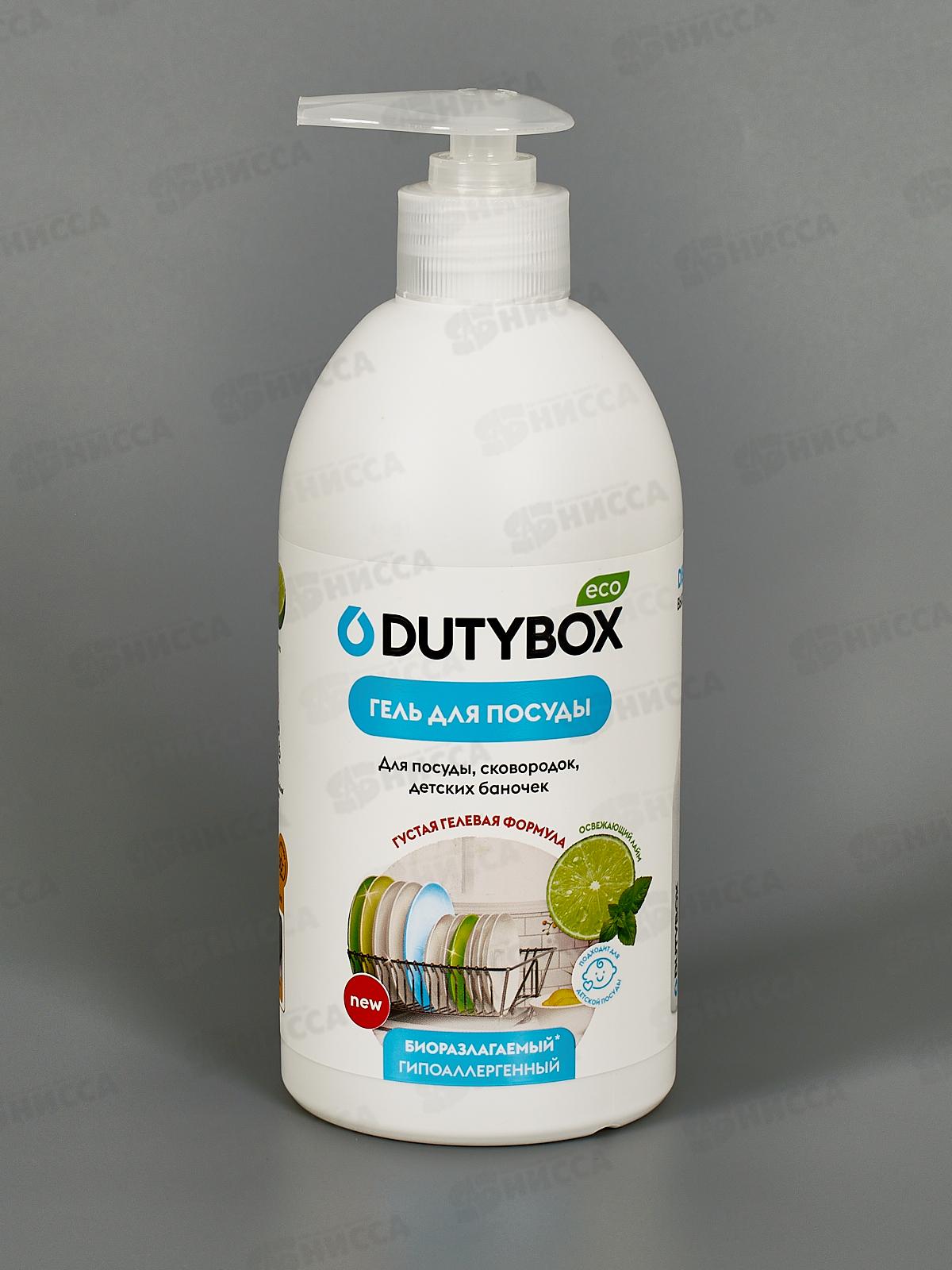 Dutybox Эко-гель для посуды Лайм и мята 500мл, 1214