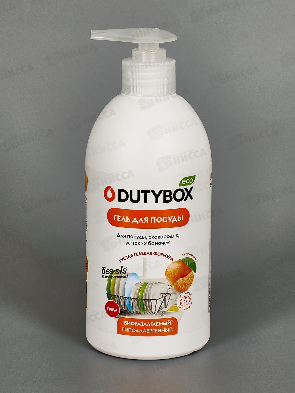 Dutybox Эко-гель для посуды Spicy mandarin 500мл, 1223