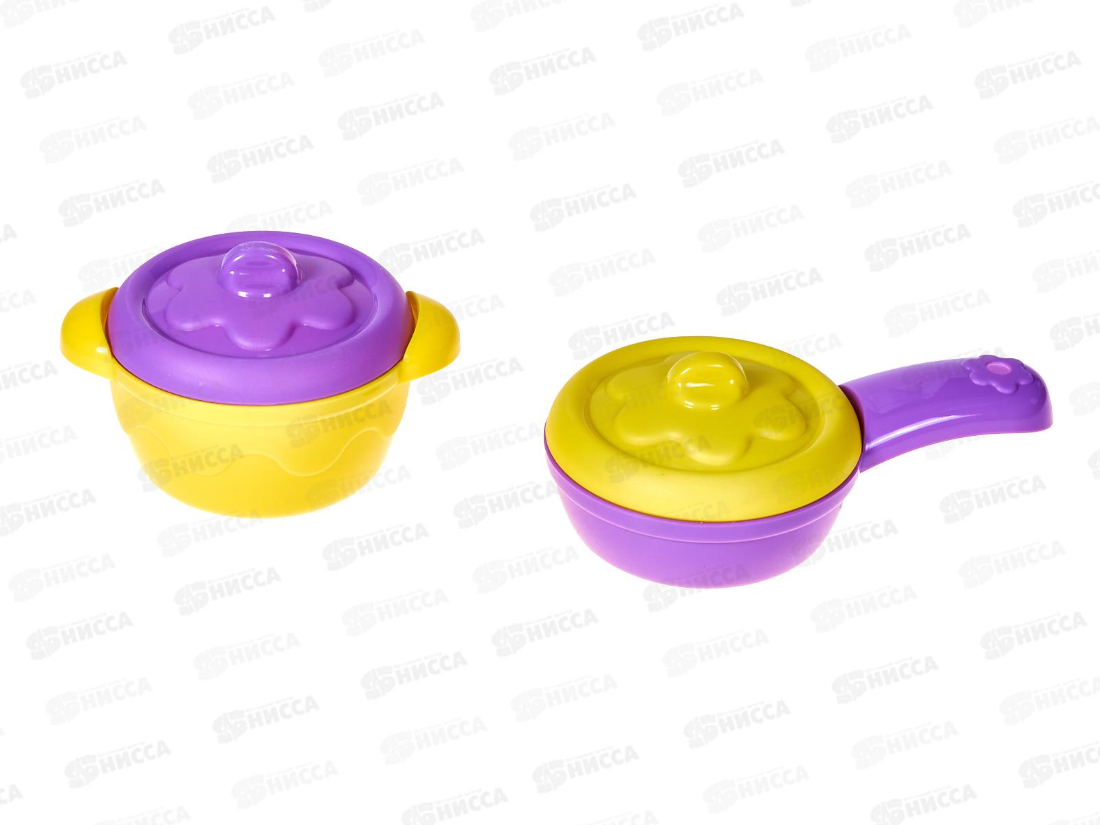 Посуда ШКОДА (кастрюля+сковорода+2 крышки) ШКД06  *36