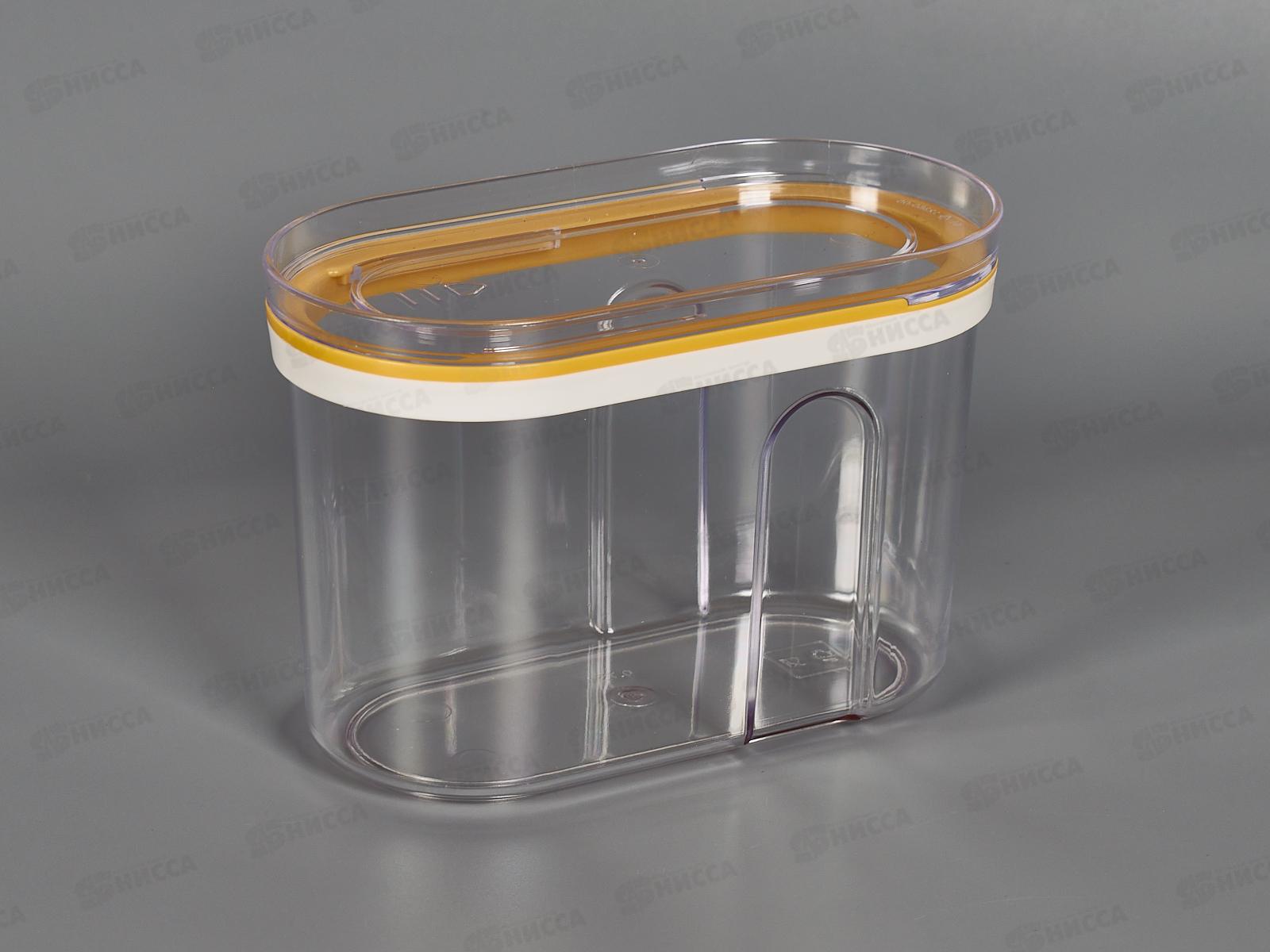 Емкость д/сыпуч прод 0,75л с/кр Желтый 435253306 *15 БП