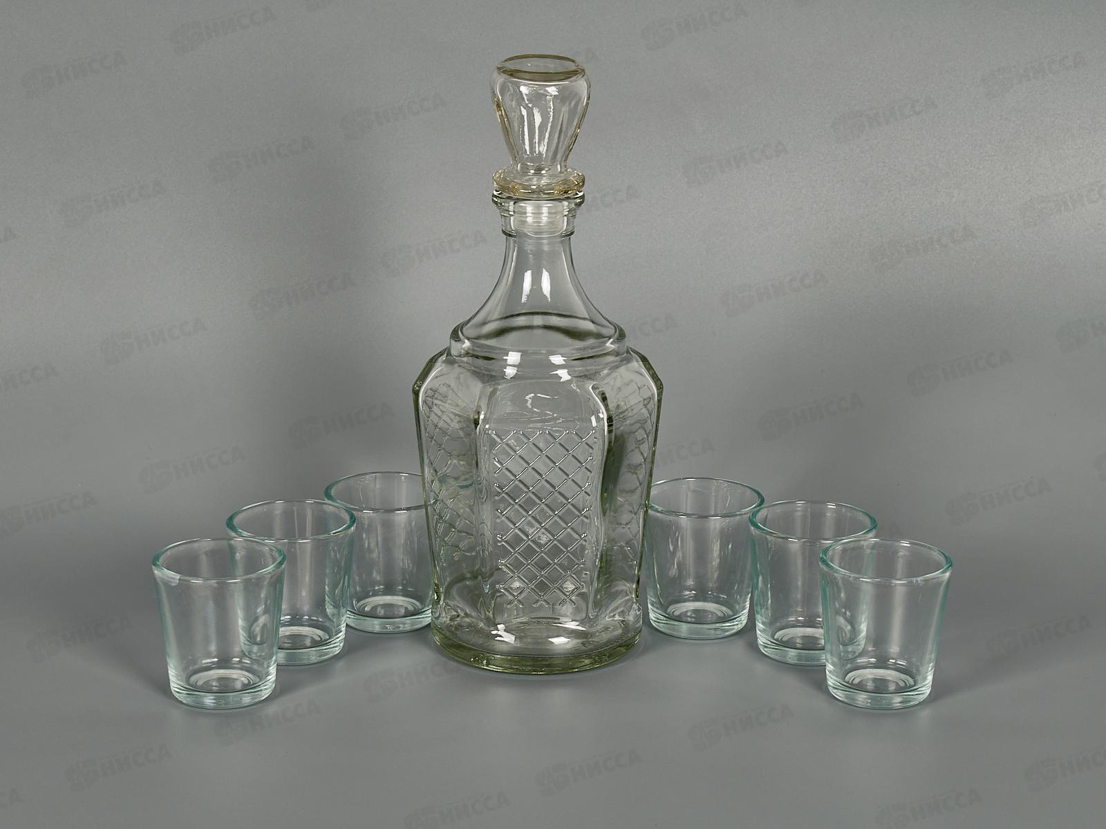 Набор для вина 7 предметов 1432 Гладкий *2