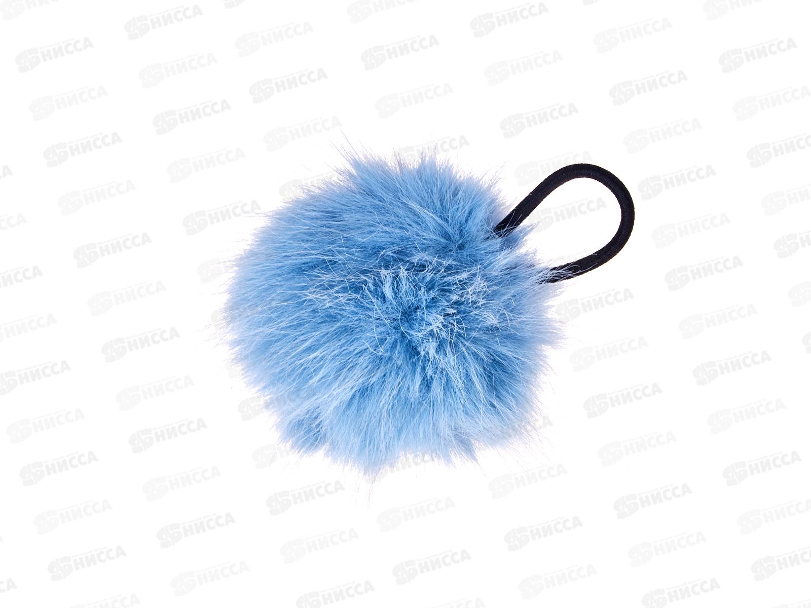 Резинка д/волос с меховым помпоном №9984