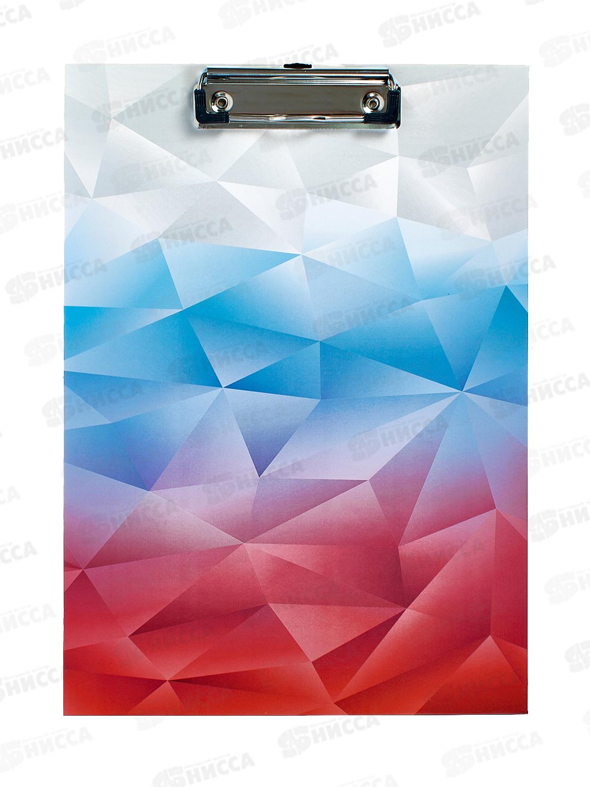 Планшет А4 Hatber с мет.зажимом, А4 Россия ассорти. 088873*22