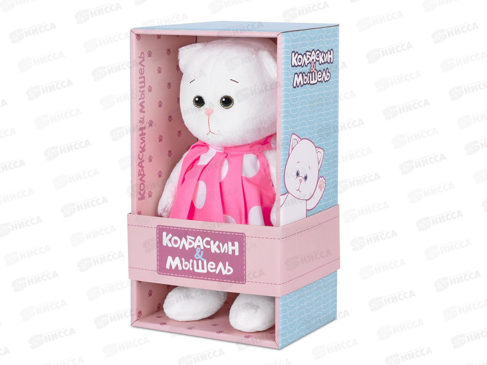 Мышель в розовом платье, 20см в коробке МТ-MRT-КМ-0320248-20