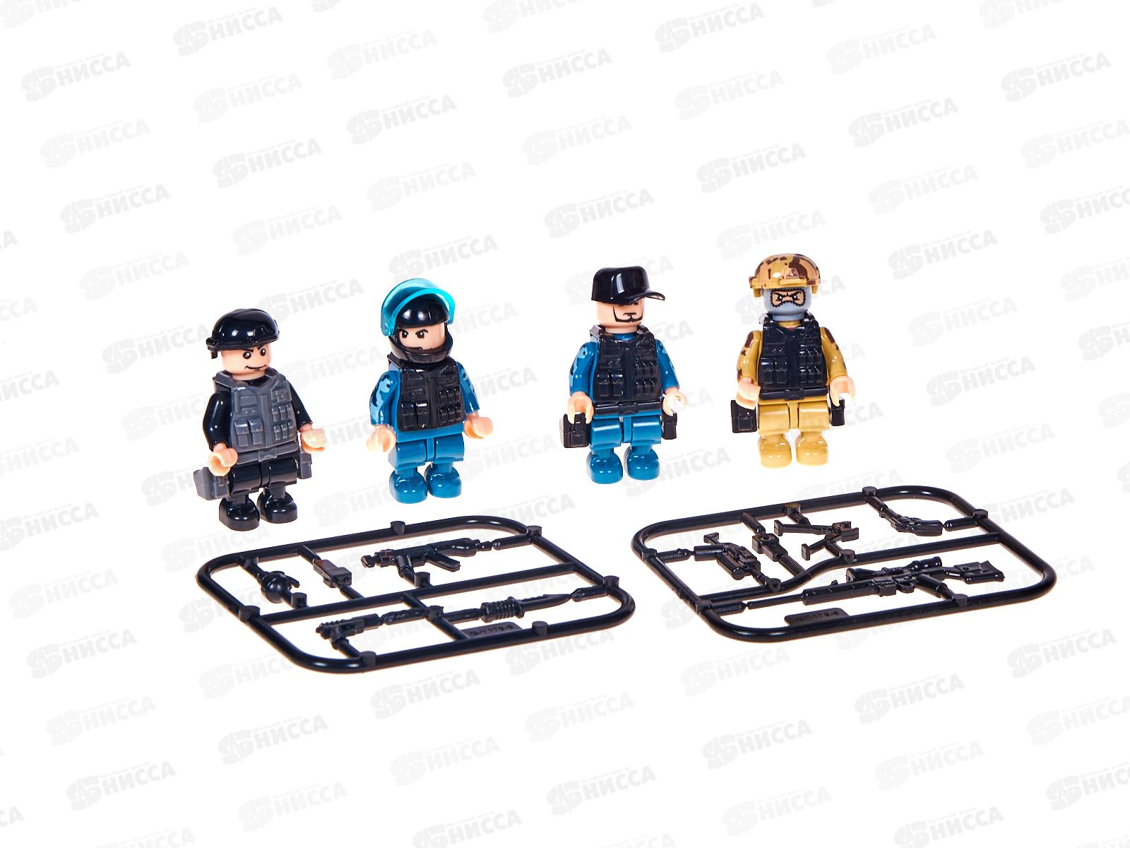 Конструктор &quotГОРОД МАСТЕРОВ&quot Фигурки Росгвардия, 4шт, 18083-КК