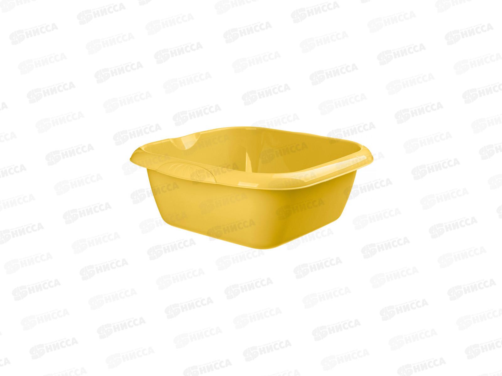 Таз 6л &quotGood&quot квадратный Ярко-желтый 223201102/02