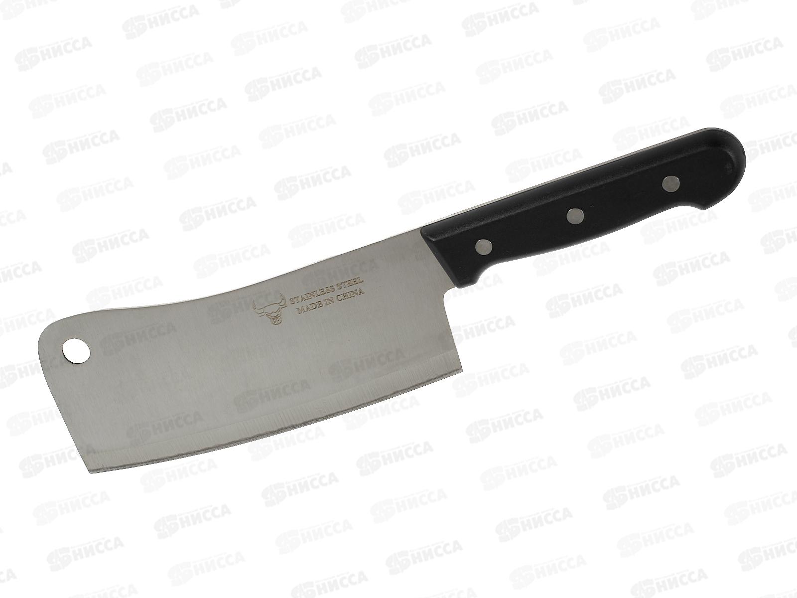 Нож кухонный (тесак) 18см дер.ручка (065284)  Ж