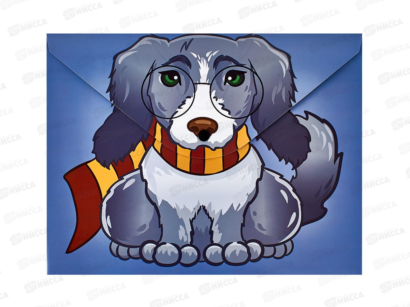 Папка с кноп. Centrum А4 Пес,74968 *10