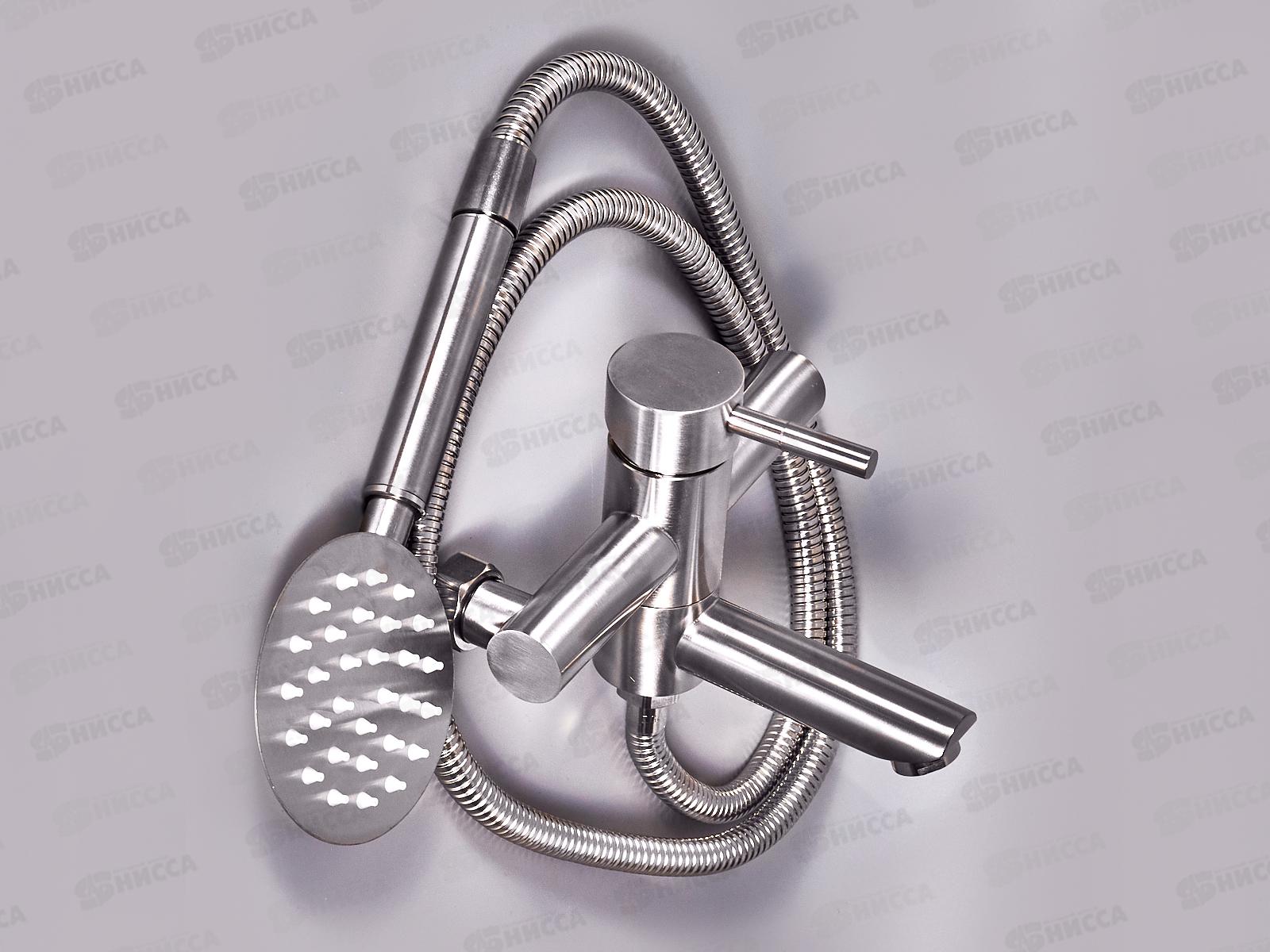 Смеситель для душа stMIRA короткий излив, нержавейка, картридж 35мм, 6022-1   *12