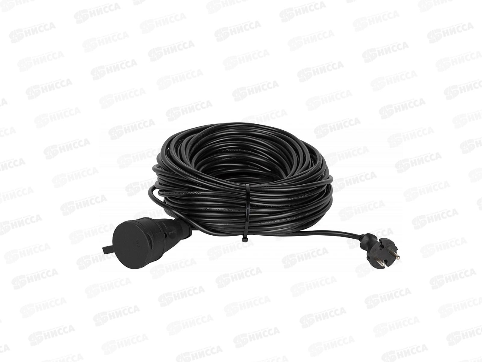 Удлинитель-шнур GREEN LINE  30м 1 гнездо, без заземления, ПВС 2*0.75, BUH-6-30m *8