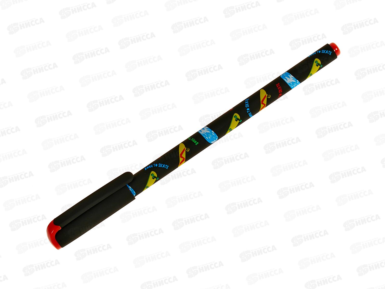 Ручка мас. Lorex Kids let's skate 0,5мм, синий slim soft LXKOPSS-LS