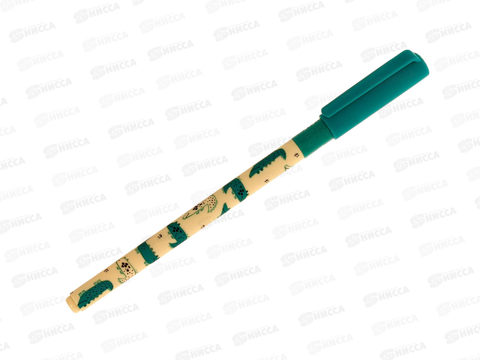 Ручка мас. Lorex Kids that's croc 0,5мм, синий slim soft LXKOPSSG-TC