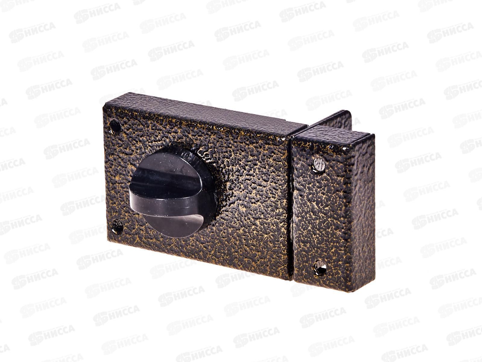 Замок накладной 3Н1 2ригеля бронза SAZAR *15 326413