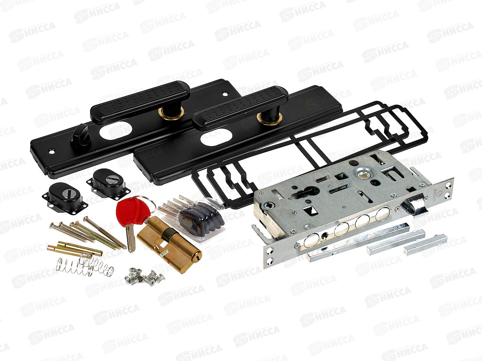 Замок врезной д/китайских дверей 3В-3526/30 с ручками HP107BLM SAZAR