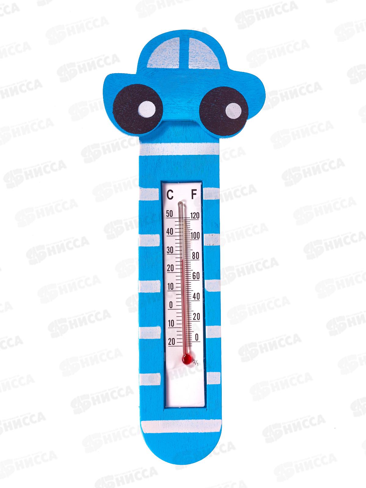 Термометр комнатный детский пластик+стекло в ассортименте (024428)   Ж