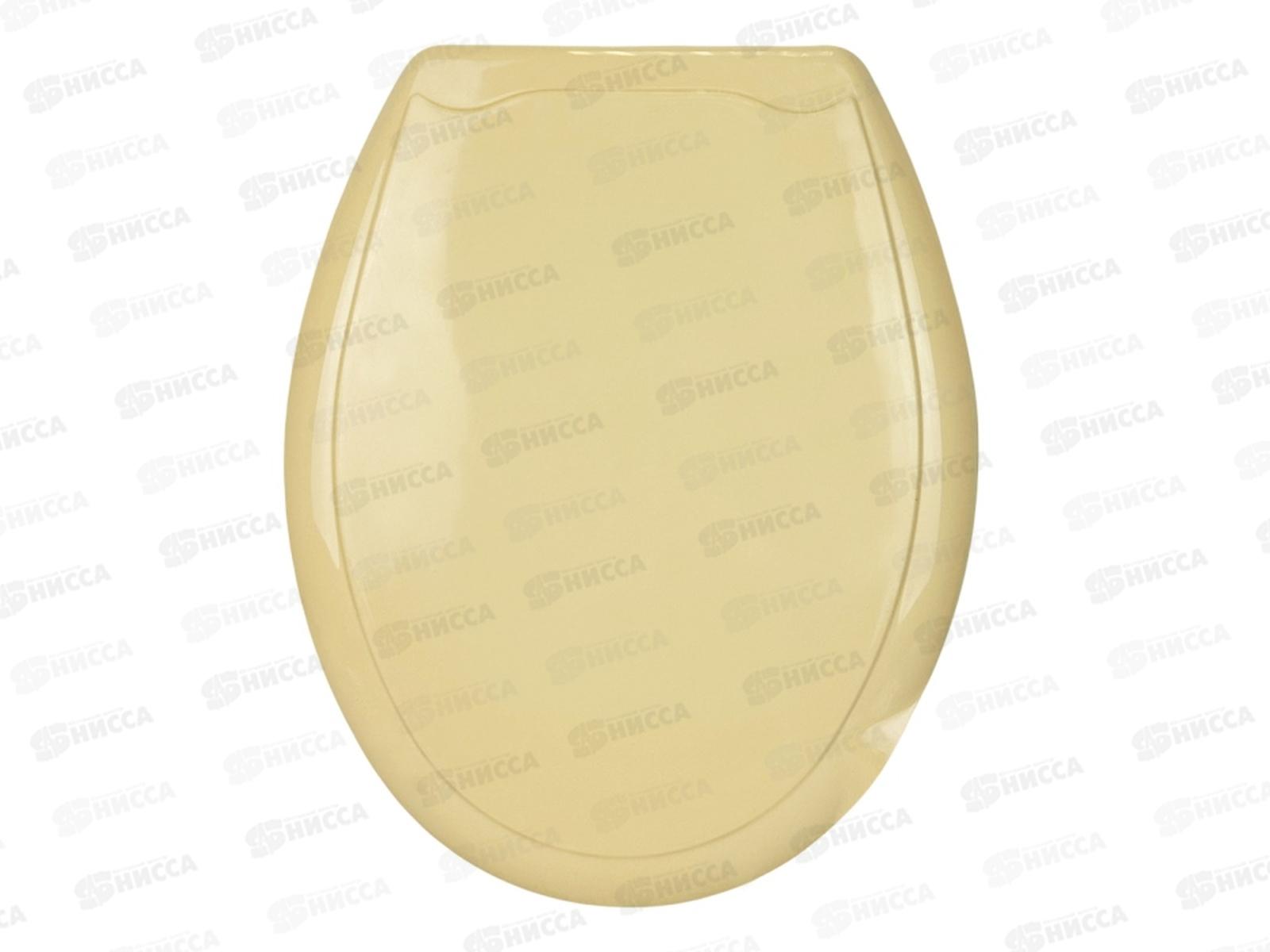 Сиденье на унитаз  МП кремовый *10 0224