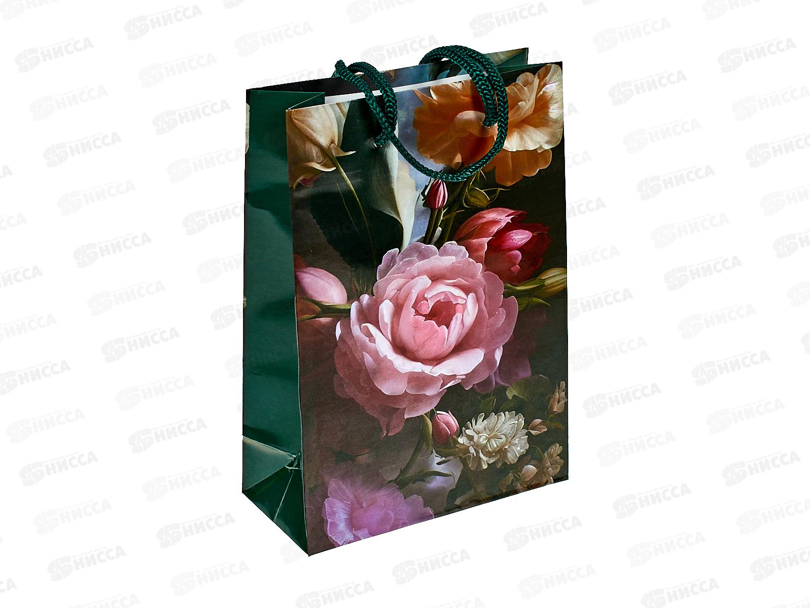 Пакет подарочный MI 14х20х6,5см Яркие пионы, ПКП-1115 *12