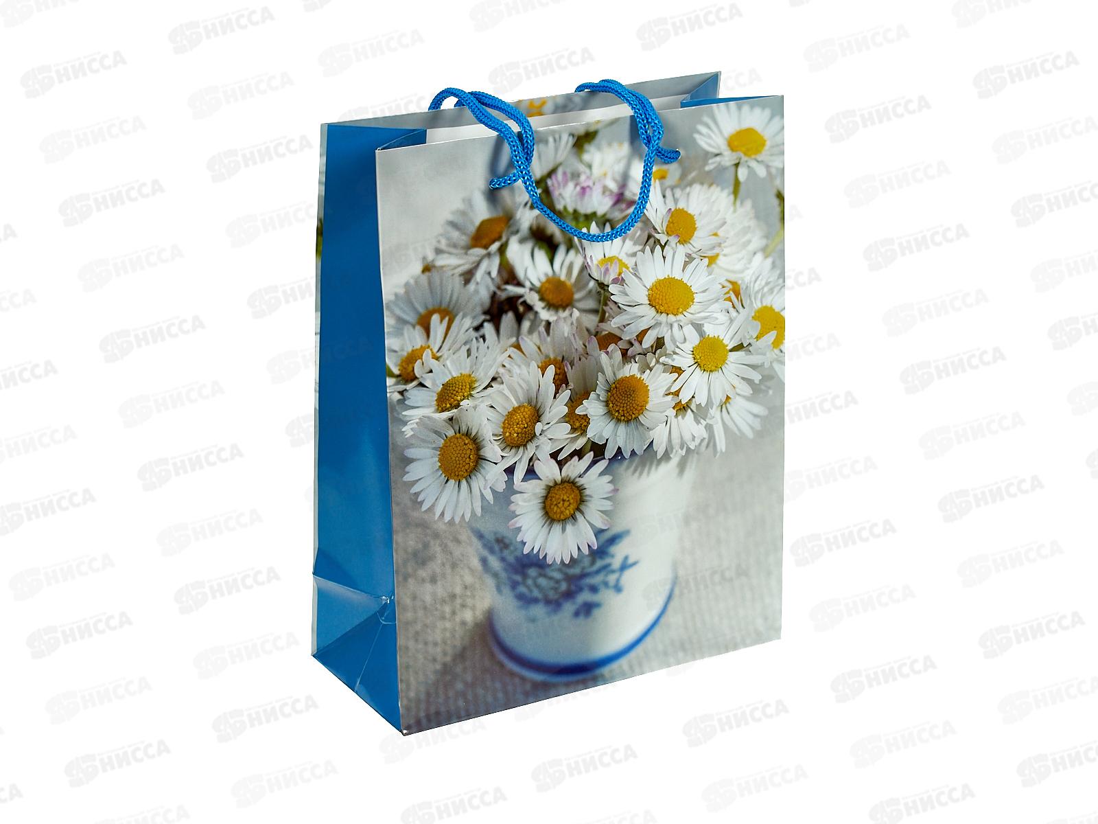 Пакет подарочный MI 18х23х8см Приятные ромашки, ПКП-0334  *12