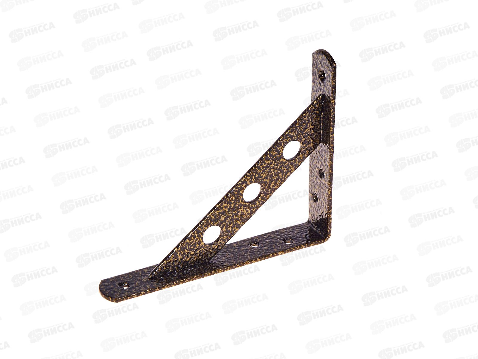 Кронштейн усиленный 150*125 пол,бронза *10