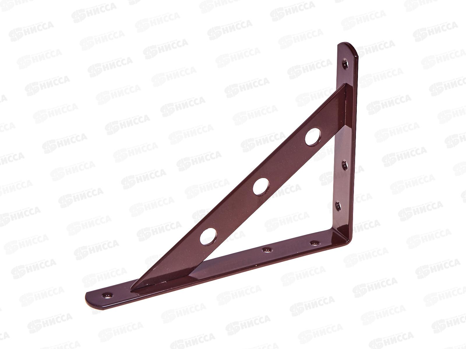 Кронштейн усиленный 200*150 пол.коричн *10