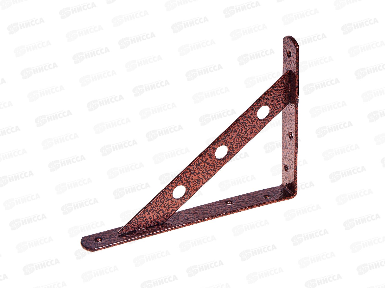 Кронштейн усиленный 200*150 пол.медь *10