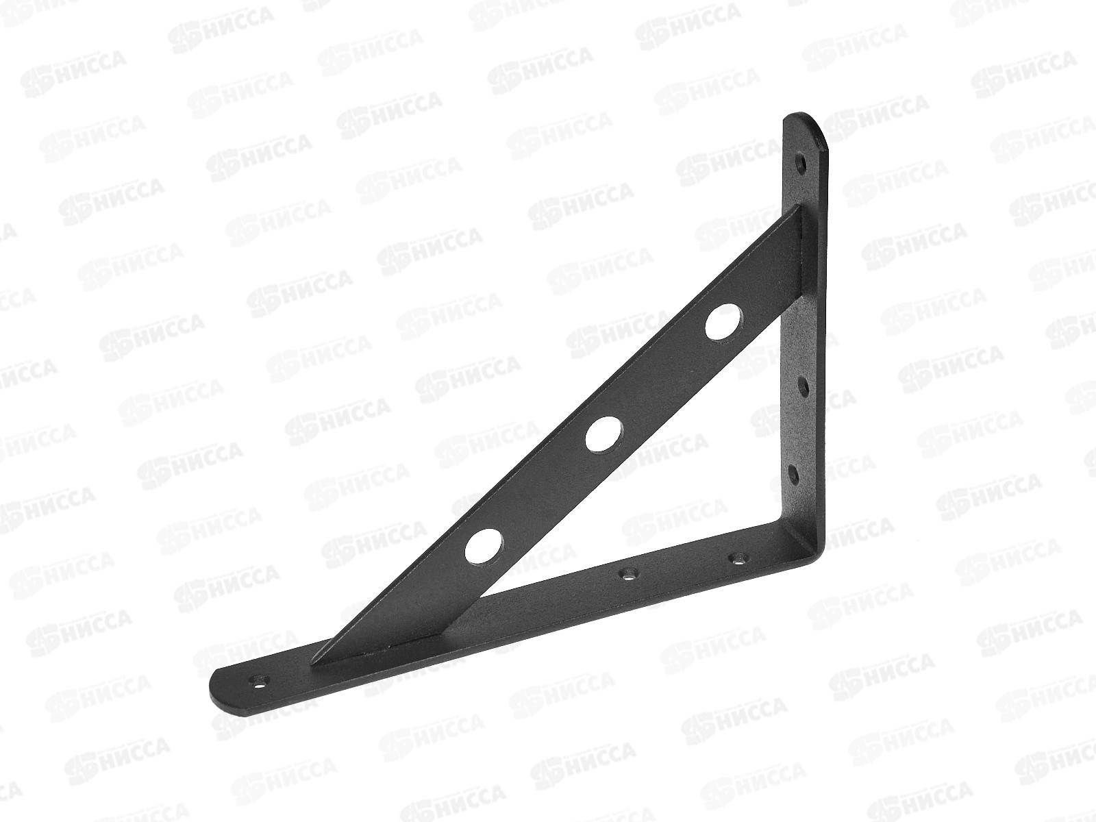 Кронштейн усиленный 200*150 пол.черный *10