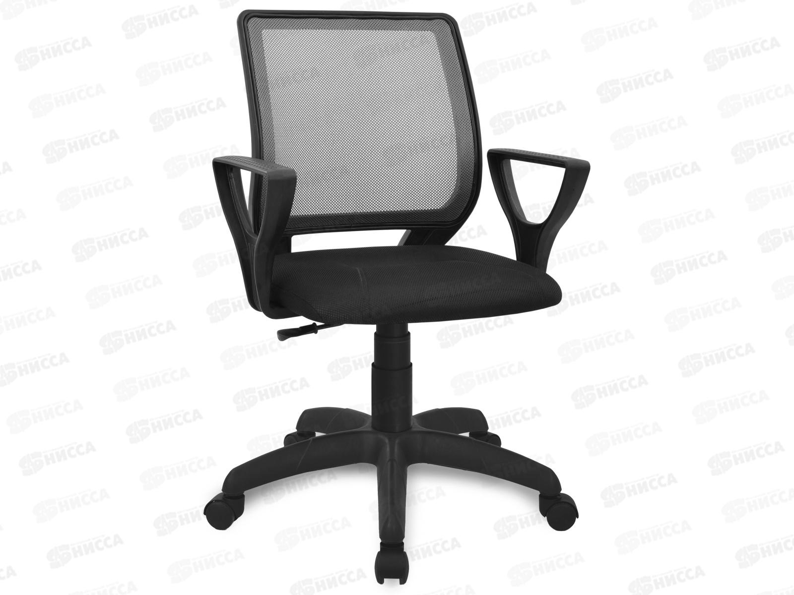 Кресло Фаворит 2С сетка черная п.Гольф пиастра, пятилучие газлифт